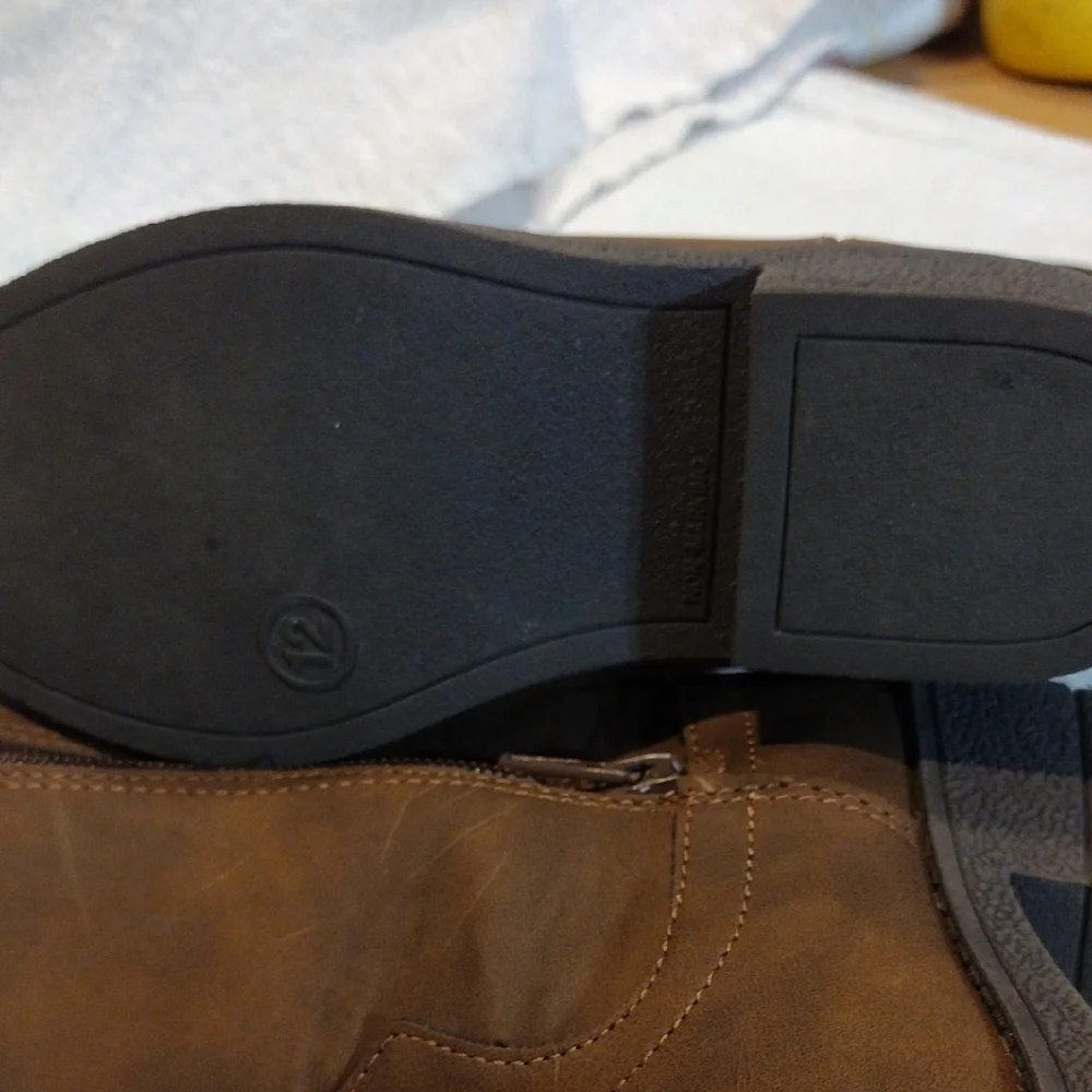 Disney Brown Mickey Mouse Boots - Picture 3 of 5